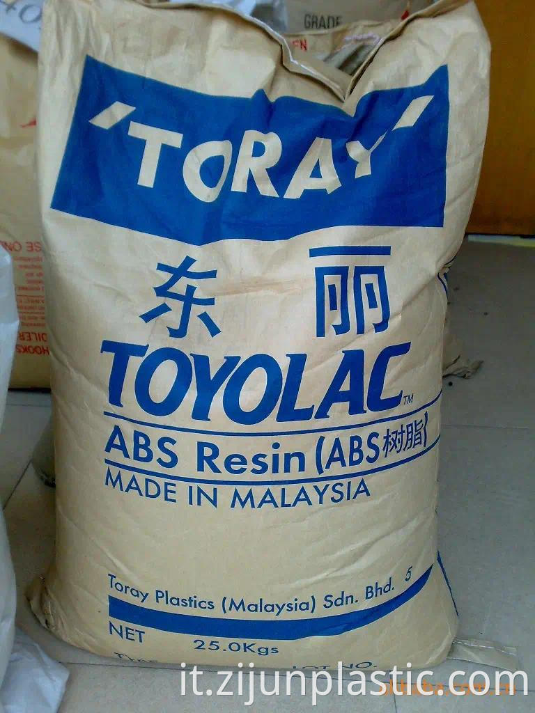 Prezzo a pellet bianco a buon mercato ad alta flusso ad alta flusso granulesingegnerista resina di plastica Toyolac ABS 920